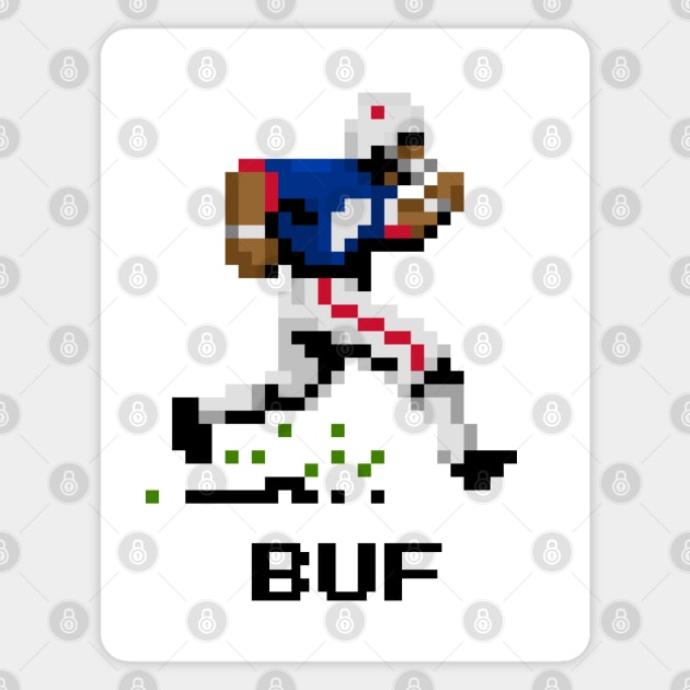 16-Bit Football - Buffalo Magnet by The Pixel League